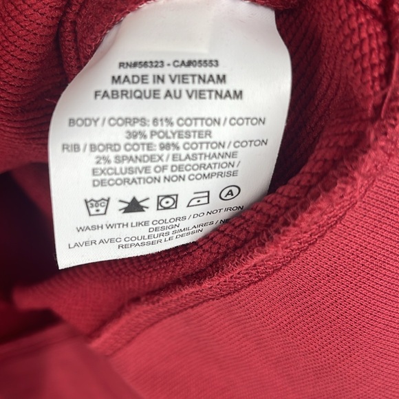 Air Jordan Oklahoma University Dri-Fit hoodie maroon kangaroo pocket men’s Large - Picture 7 of 14